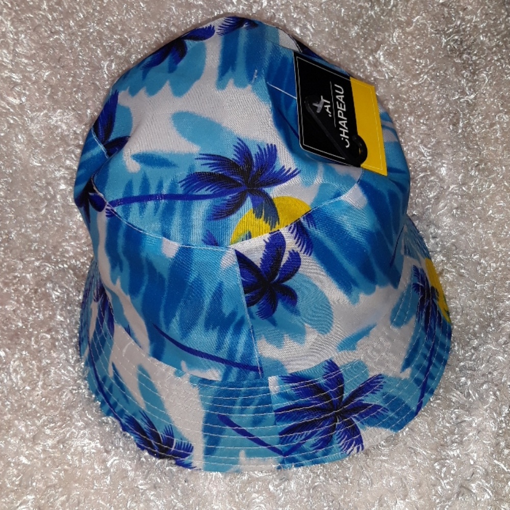 Mens tropical Hawaiian hat